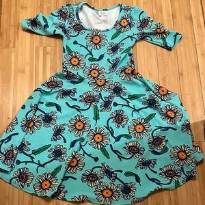 Floral Woman’s Sunflower Dress